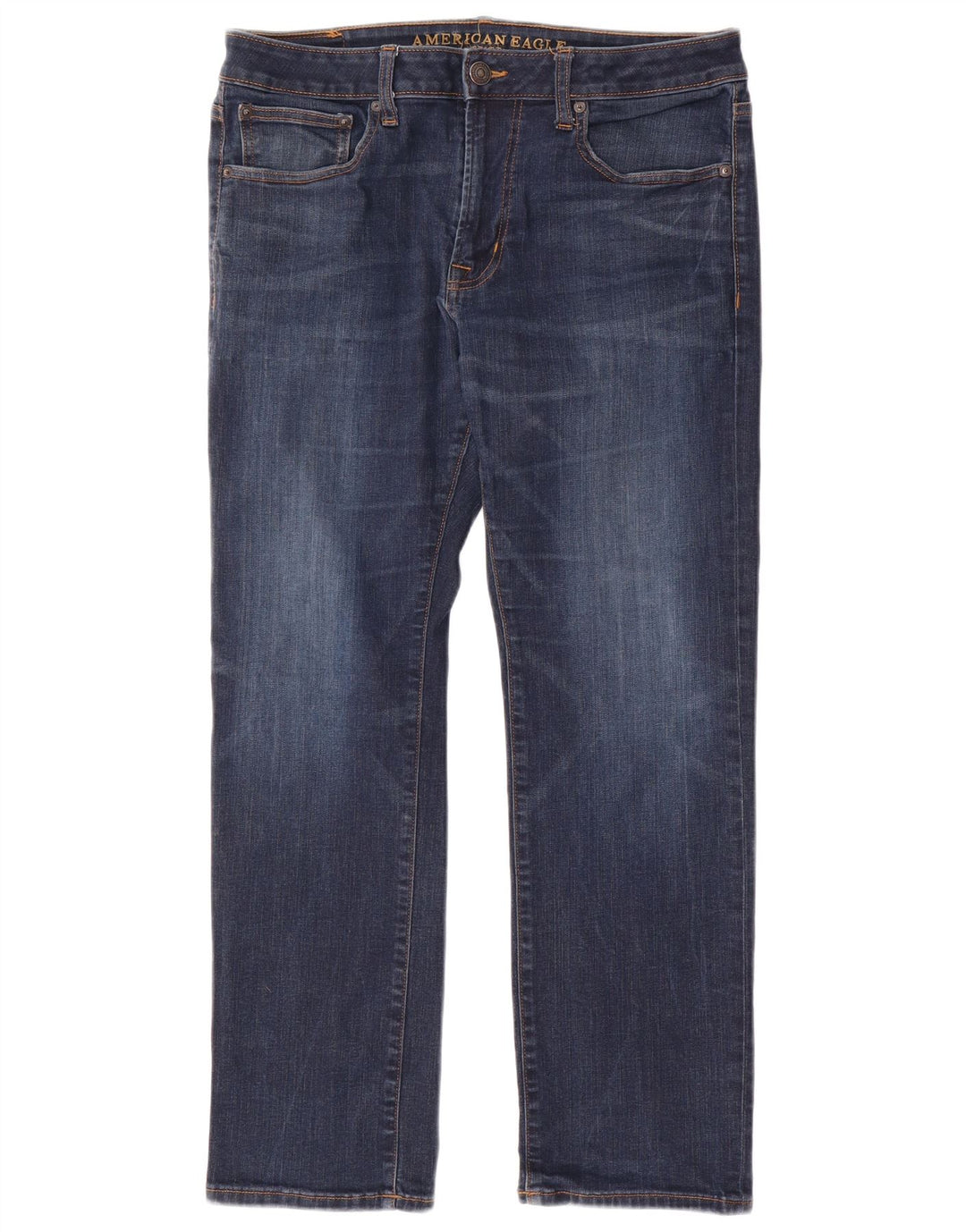 AMERICAN EAGLE OUTFITTERS Vaqueros rectos para hombre W34 L30 Algodón azul