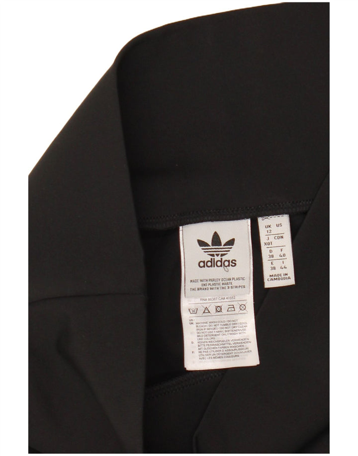 Leggings ADIDAS para mujer UK 12 Mediano Negro Poliéster
