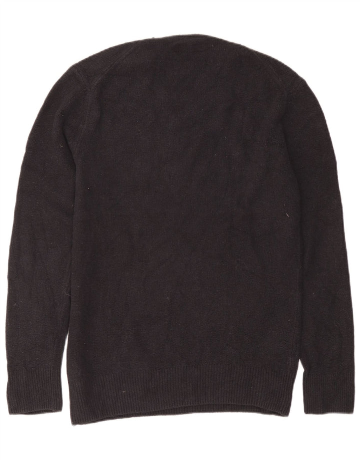 All Saints - Jersey de cuello redondo para hombre, talla pequeña, algodón azul marino