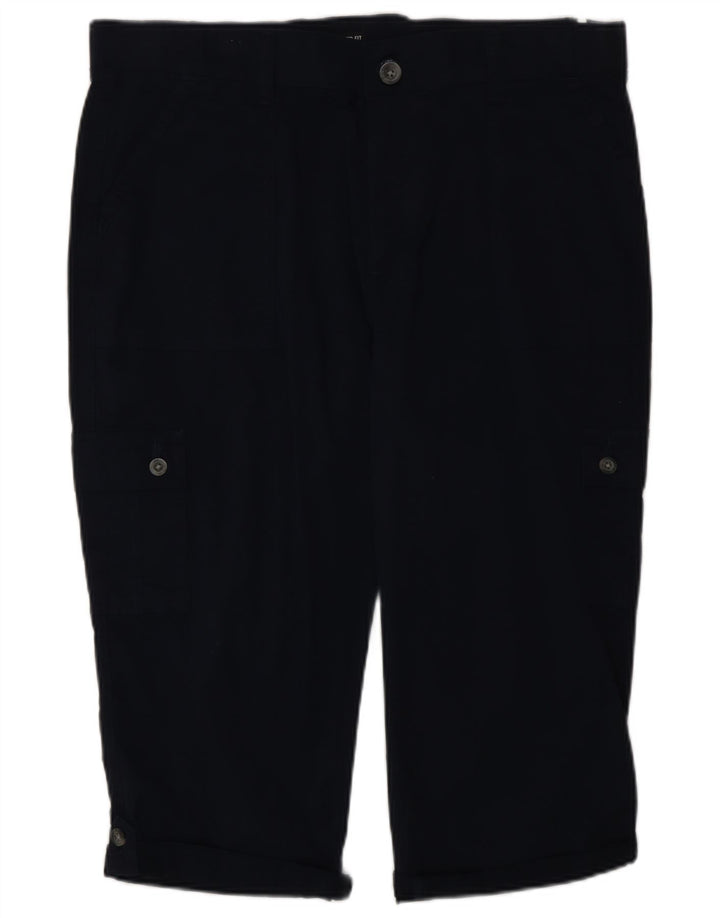 Lee Pantalones Capri Cargo para Mujer US 16 2XL W38 L19 Azul Marino Algodón