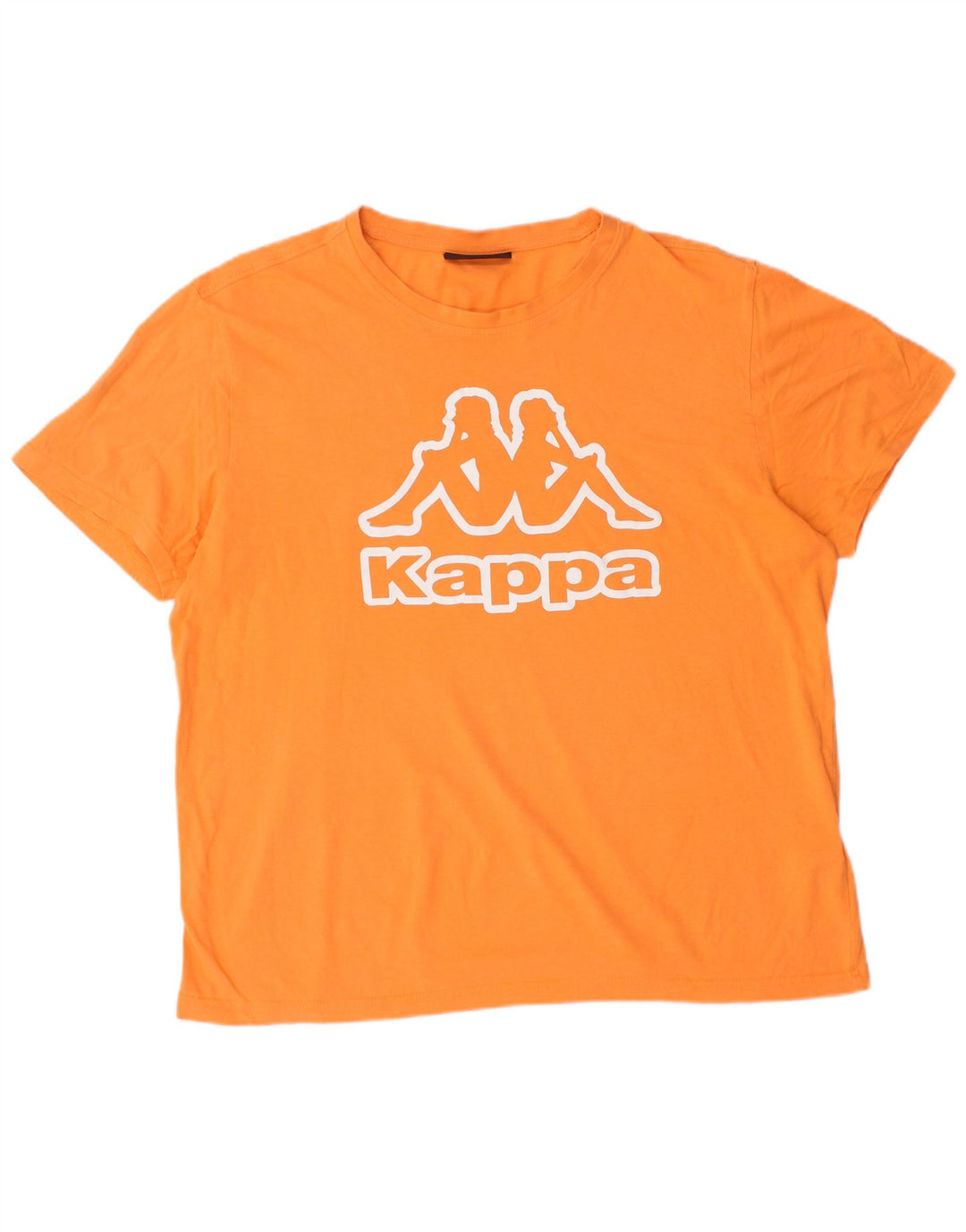 KAPPA Camiseta gráfica para hombre Top XL Naranja Algodón