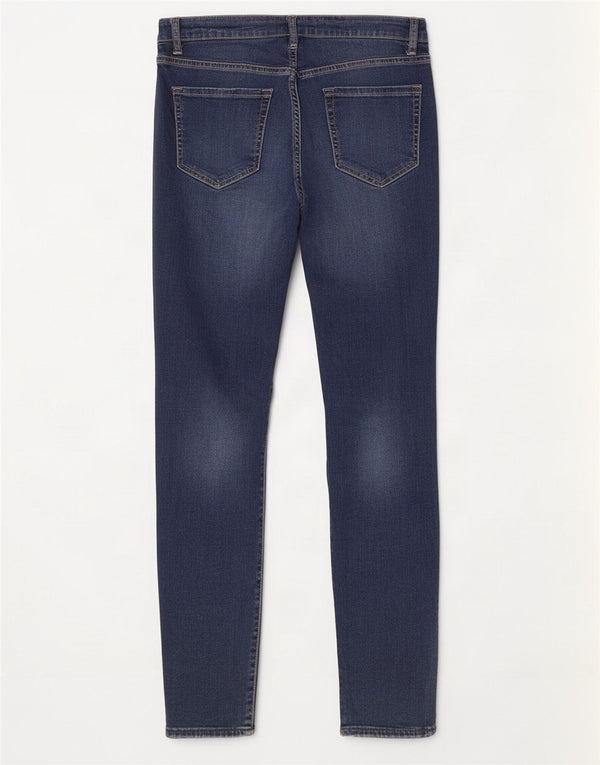 Hollister Jeans elásticos de cintura alta para mujer US 12 Large W31 L28 Azul