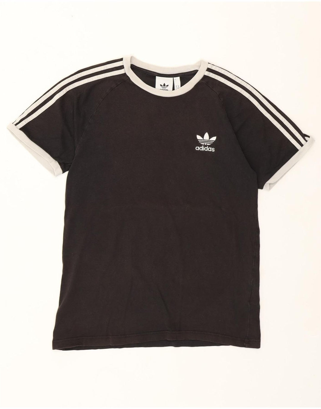 Adidas Camiseta para mujer Top UK 44 Mediano Negro Algodón