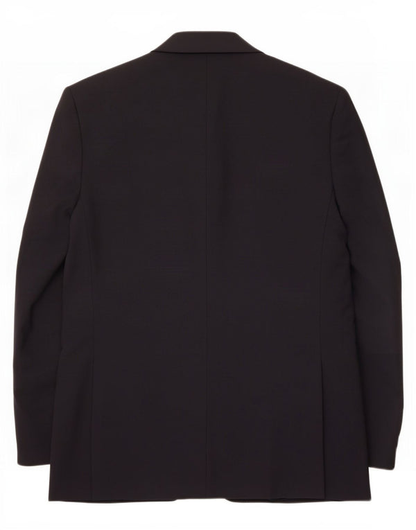 Marks & Spencer Chaqueta tipo blazer de 2 botones para hombre EU 38 Mediano Azul marino Lana nueva