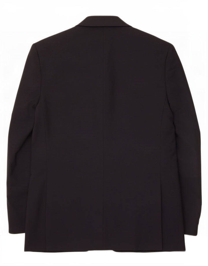 Marks & Spencer Chaqueta tipo blazer de 2 botones para hombre EU 38 Mediano Azul marino Lana nueva
