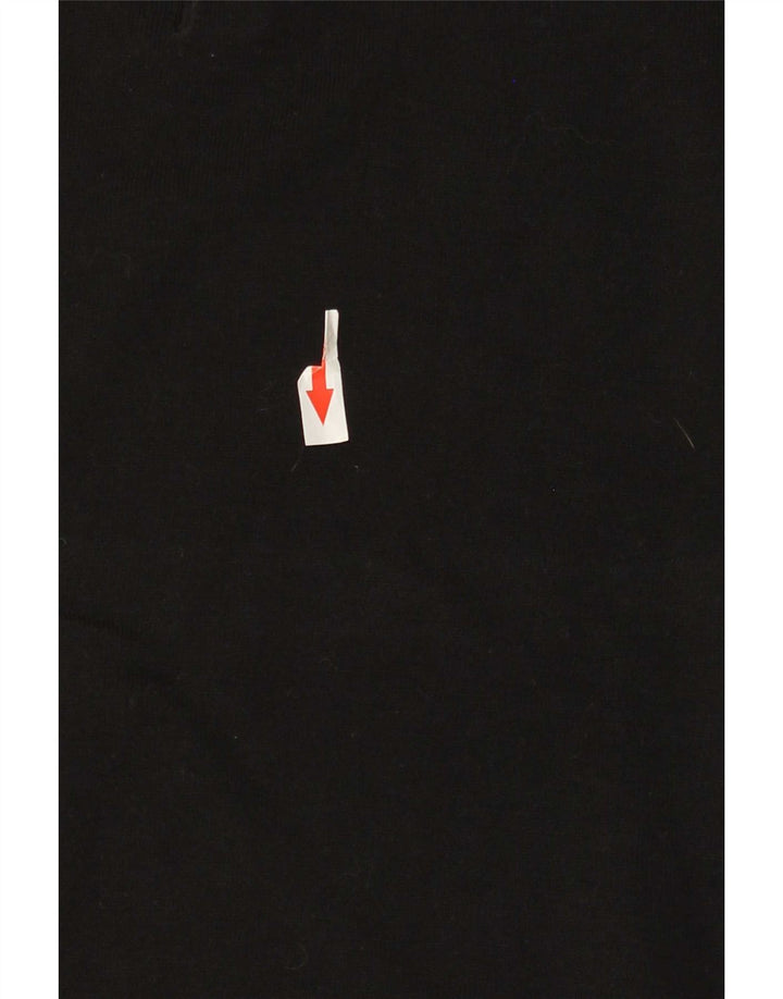 Polo Massimo Dutti Hombre Large Algodón Negro
