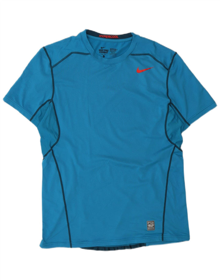 Camiseta Nike Dri Fit para hombre, talla grande, color azul, poliéster