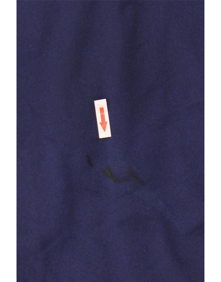 Asics Hombre Graphic Chándal Top Jacket XL Azul Marino Colorblock