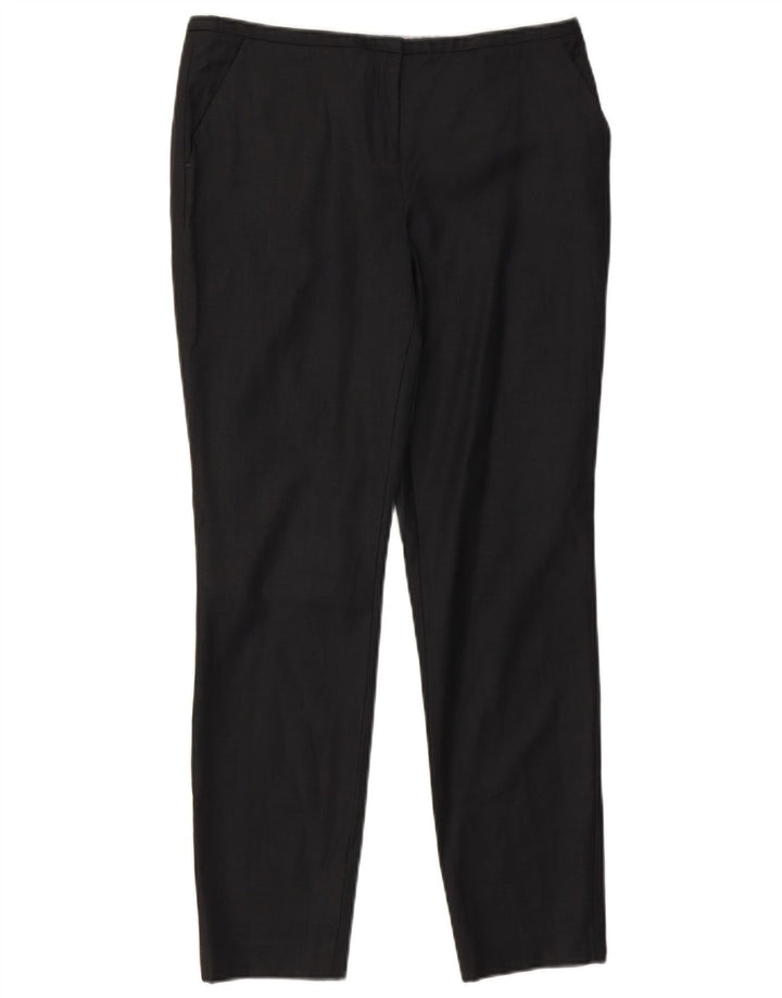 Ted Baker Pantalón de traje ajustado para mujer talla 2 Small W30 L28 Lana negra