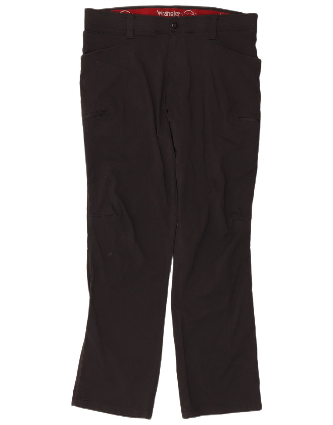 WRANGLER Pantalón cargo recto para hombre W36 L32 Nylon negro