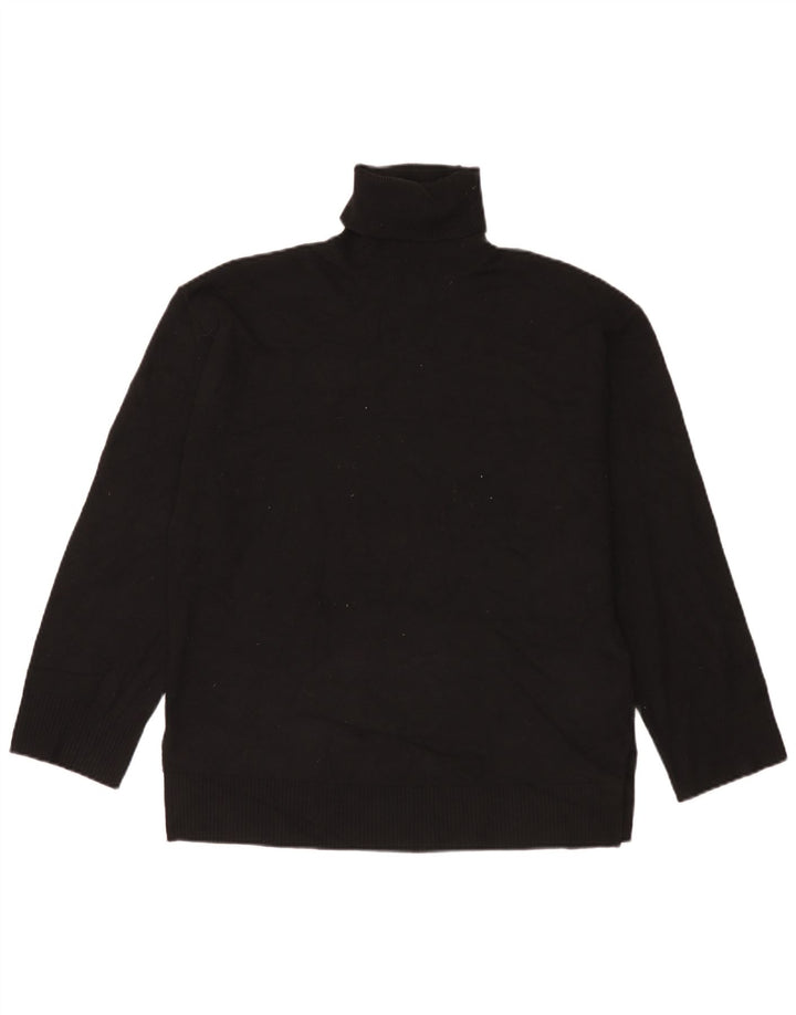 Marks & Spencer - Jersey con cuello vuelto para mujer, talla 40, talla M, color negro