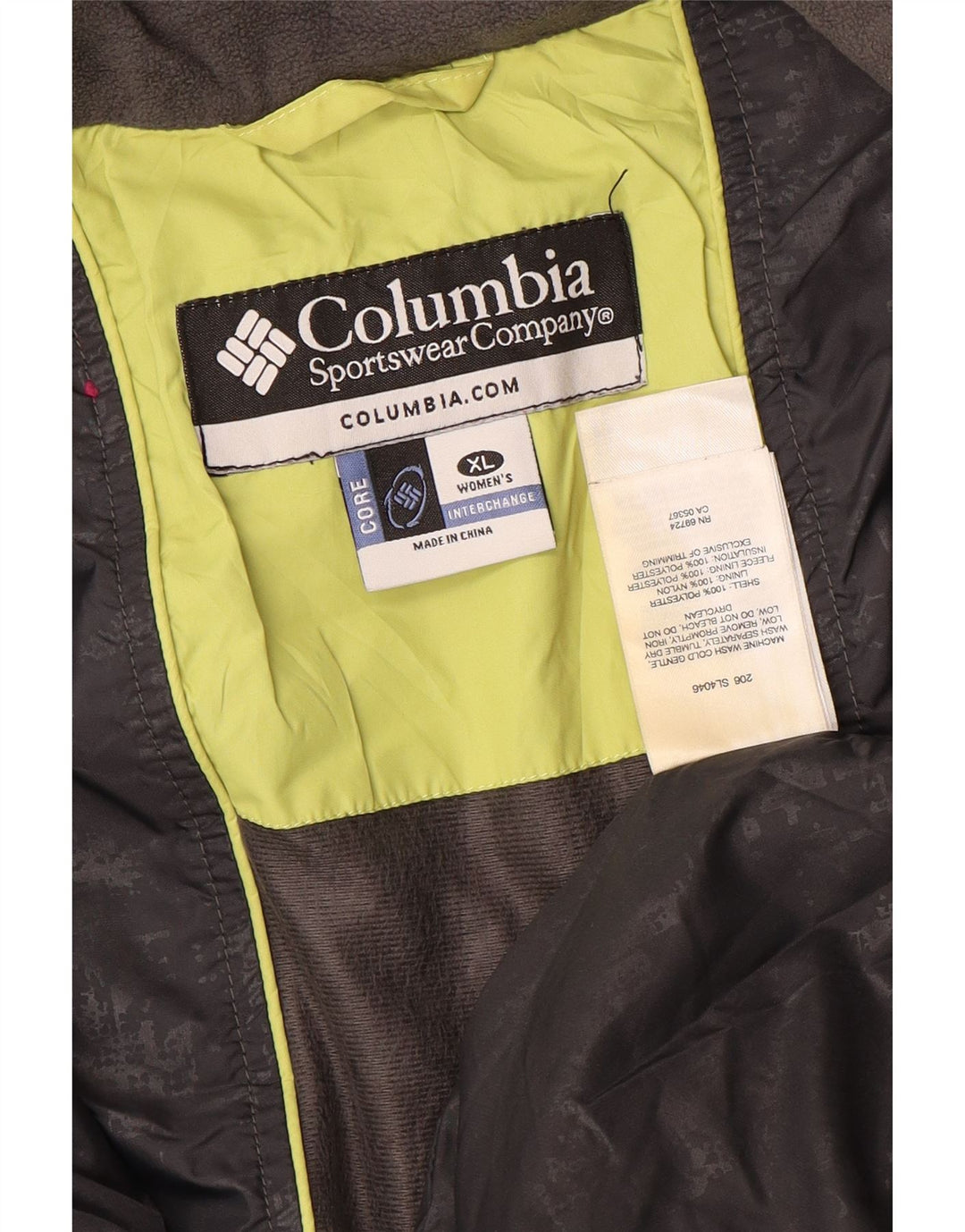 Columbia Chaqueta acolchada para mujer ES 40 XL Poliéster verde