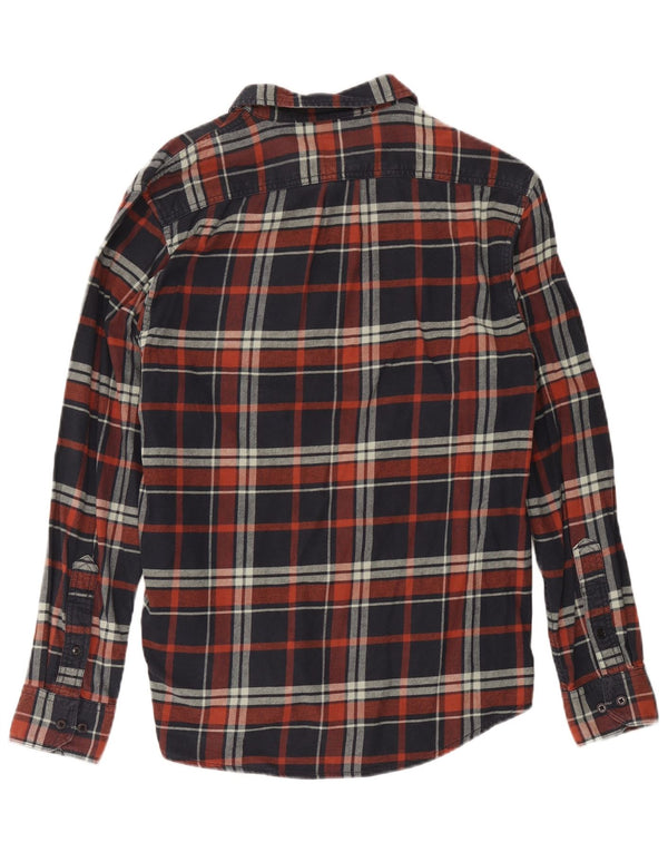Lee Camisa De Franela De Corte Regular Para Hombre XL De Algodón A Cuadros Azul Marino