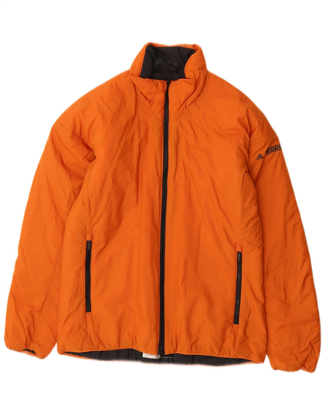 Adidas Chaqueta Acolchada Mujer UK 8/10 Small Naranja