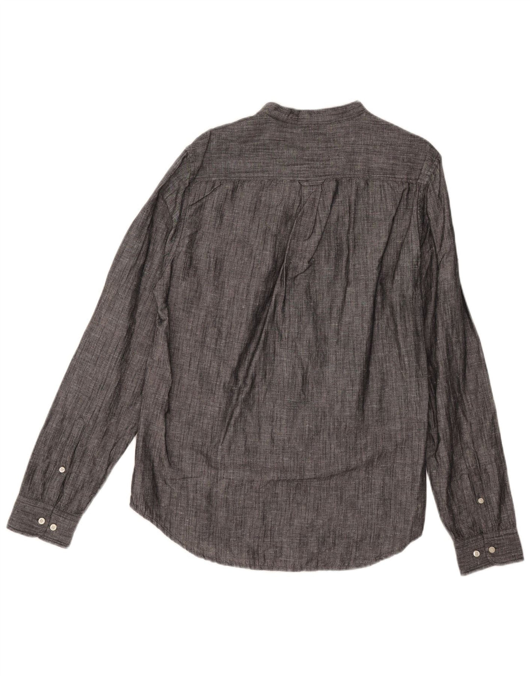 Camisa Superdry Para Hombre Grande De Lino Gris