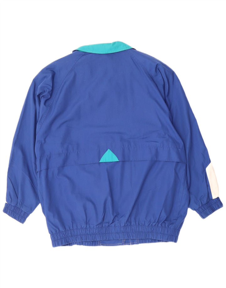 LONDON FOG Chaqueta cortavientos para mujer UK 20 2XL Azul Colorblock