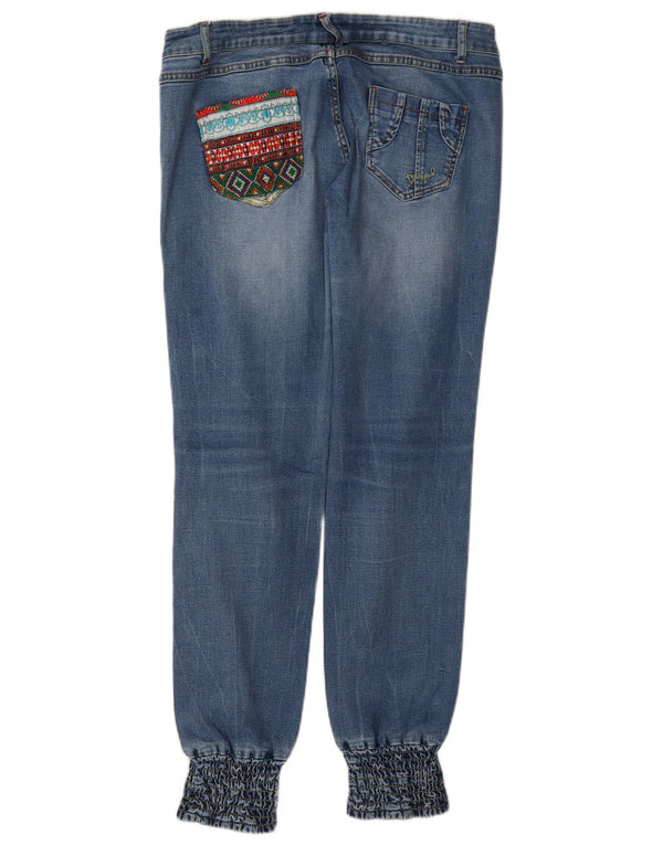 Vaqueros Desigual Joggers Desgastados Slim W32 L31 Azul