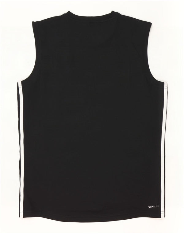 Adidas Mens Climalite Graphic Vest Top Medio Negro Poliéster