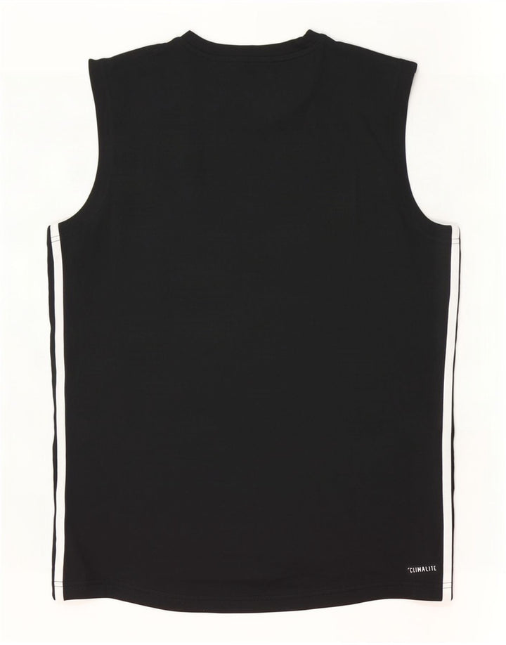 Adidas Mens Climalite Graphic Vest Top Medio Negro Poliéster
