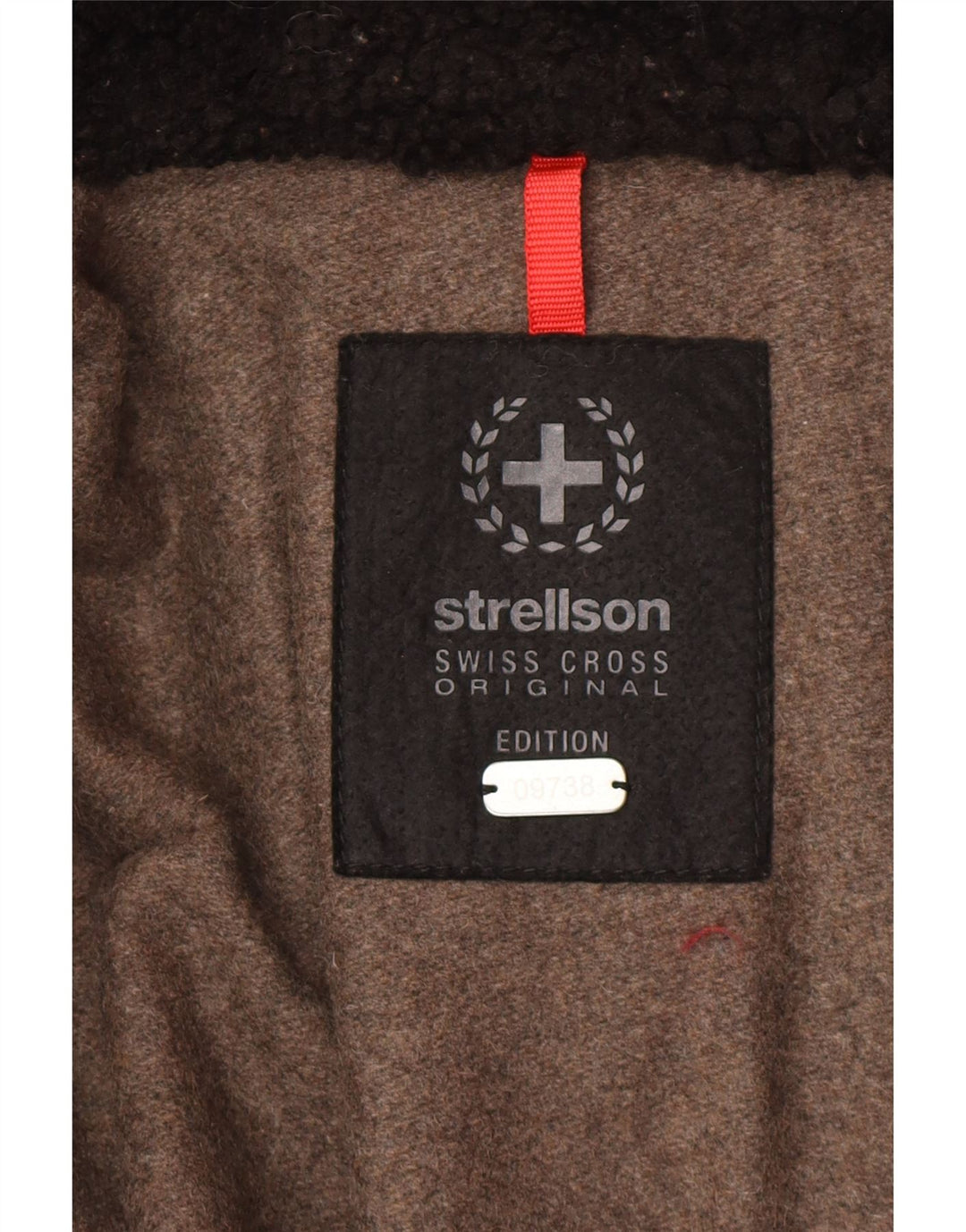 STRELLSON Chaqueta de cuero para hombre IT 48 Cuero marrón medio