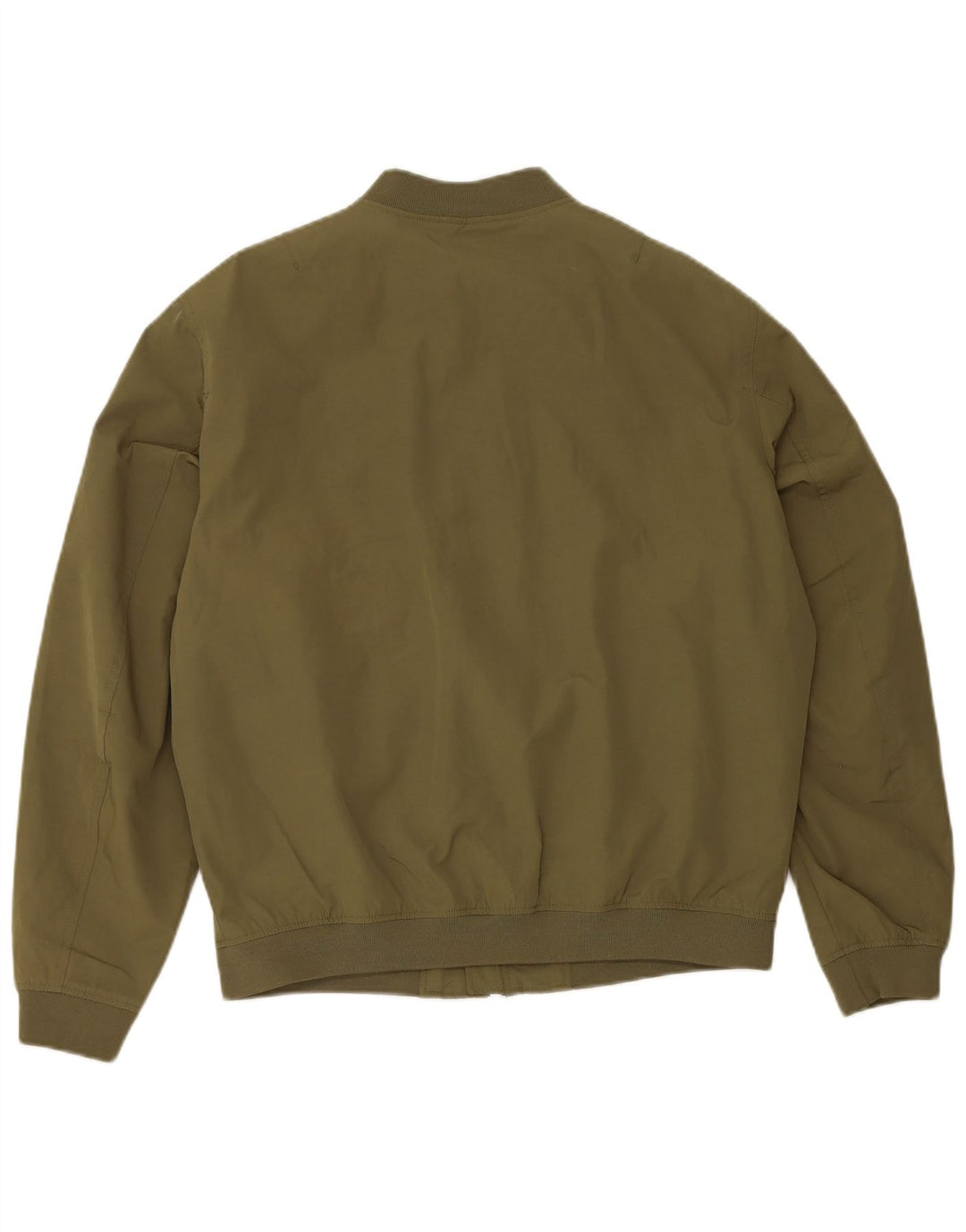 Chaqueta bomber Zara para hombre UK 40 Large Caqui Poliéster