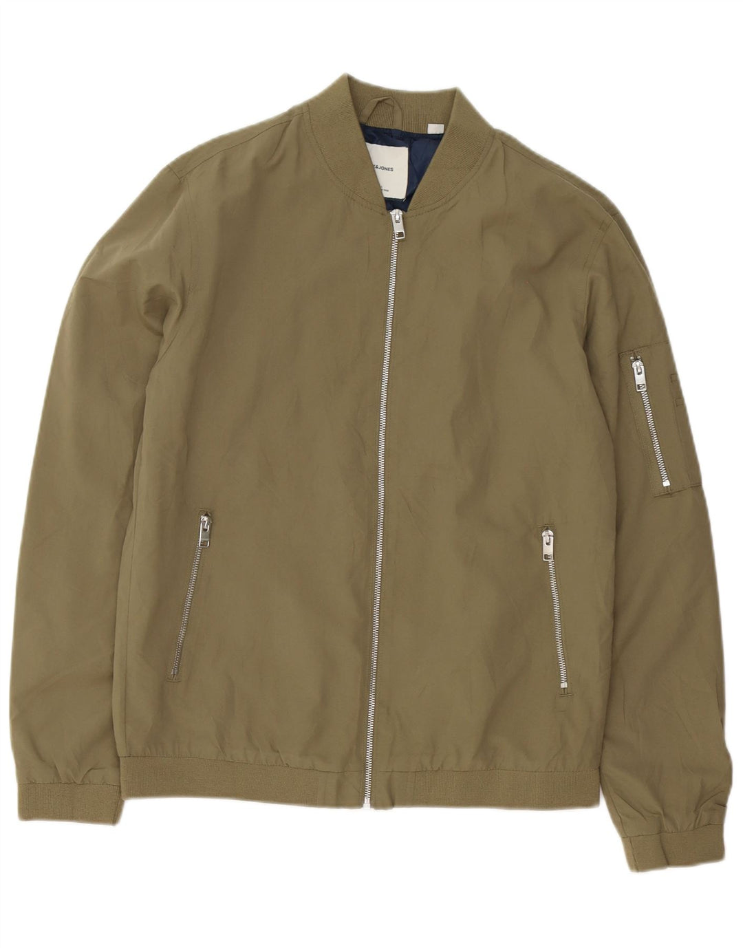 Jack & Jones Chaqueta bomber para hombre UK 40 Large Caqui Poliéster