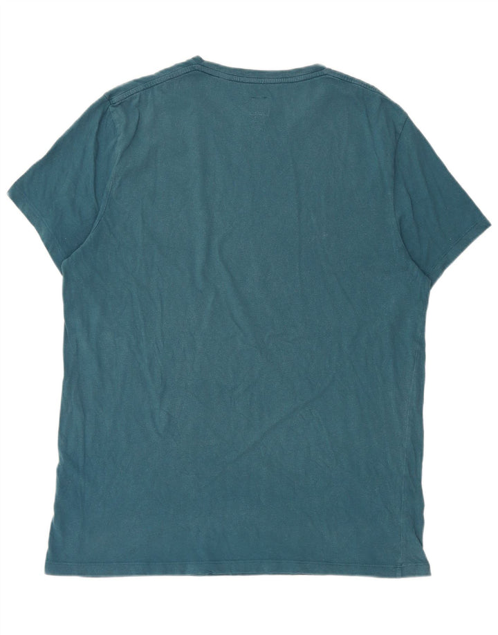 Jack Wills - Camiseta gráfica para hombre, color azul medio, algodón
