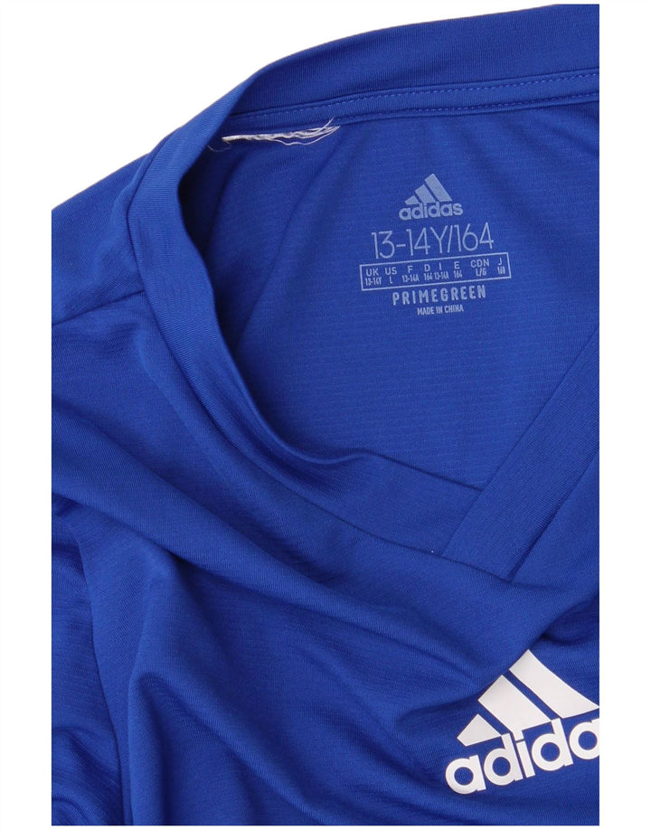 Adidas Chicos Aeroready Top Manga Larga 13-14 Años Azul
