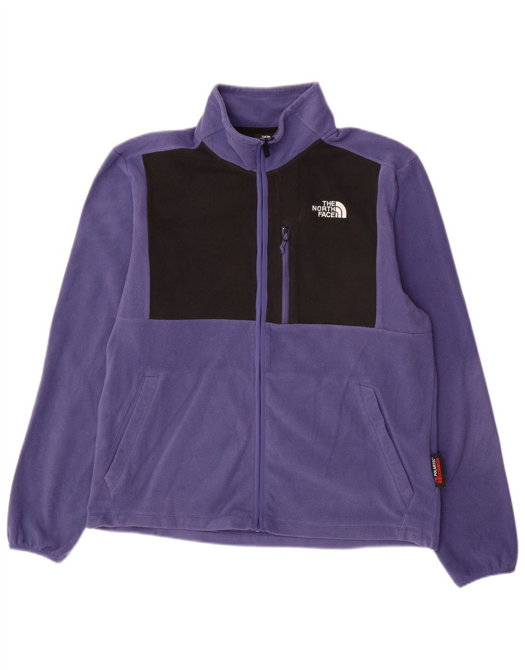 The North Face Chaqueta polar para hombre UK 40 Large Púrpura Colorblock Poliéster