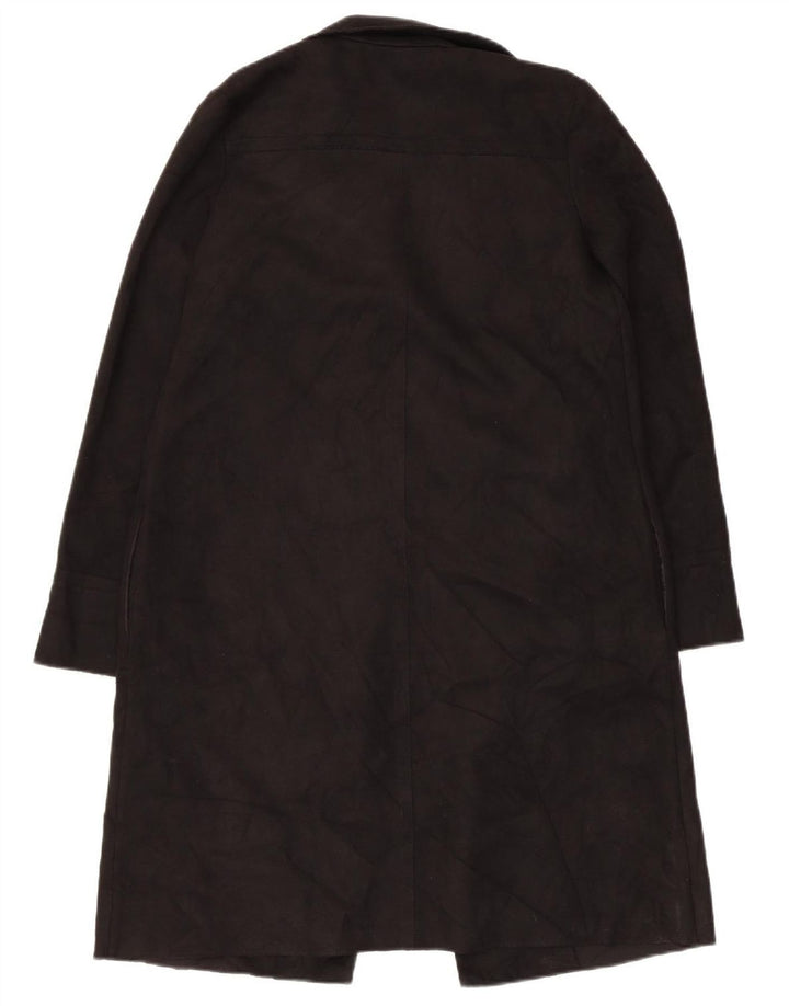 Zara Mujer Abrigo Abierto UK 6 XS Negro