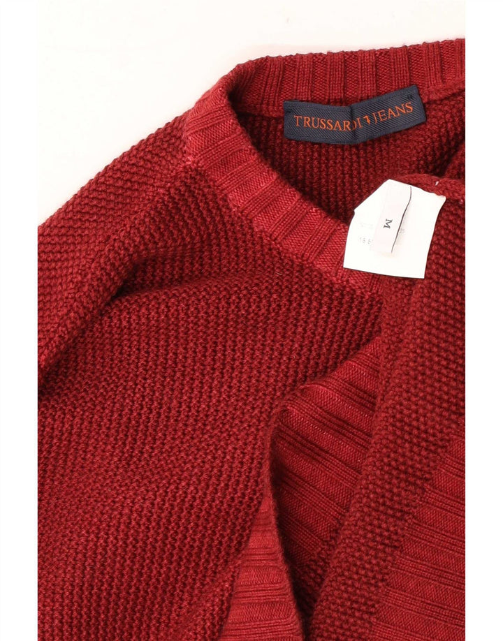 Jersey Hombre Trussardi Jeans Cuello Redondo Rojo Medio