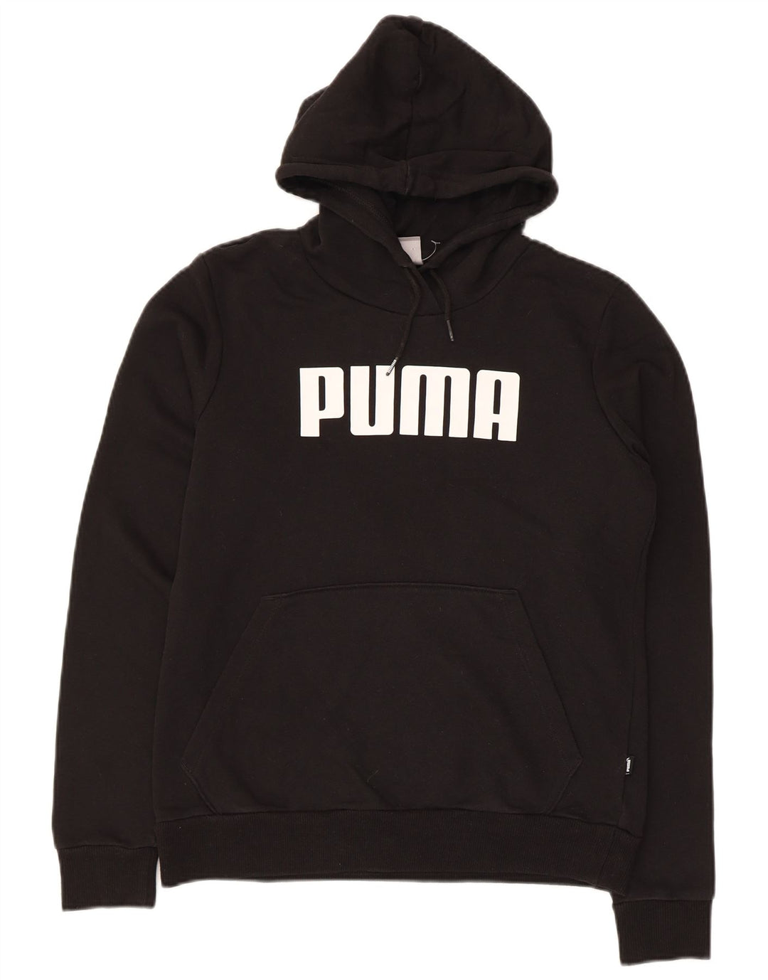 Puma Mujer Graphic Sudadera con capucha Jumper UK 12 Mediano Negro Poliéster