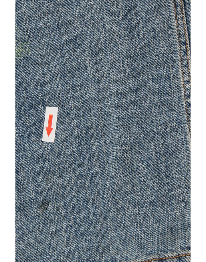 Levi's Jeans 527 desgastados para mujer, talla 12, mediano, W28, L27, azul