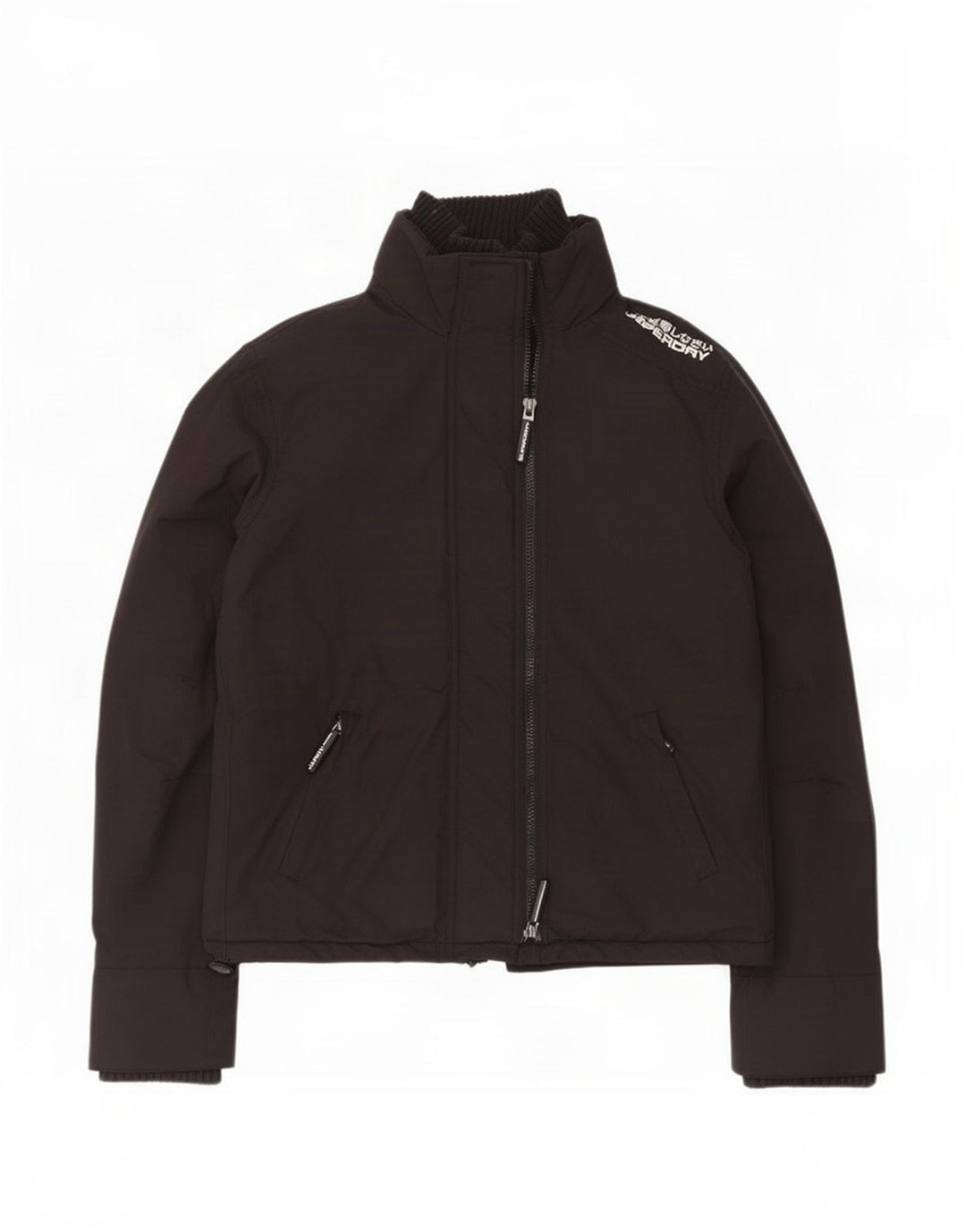Chaqueta impermeable Superdry para mujer ES 40 XL Nylon negro
