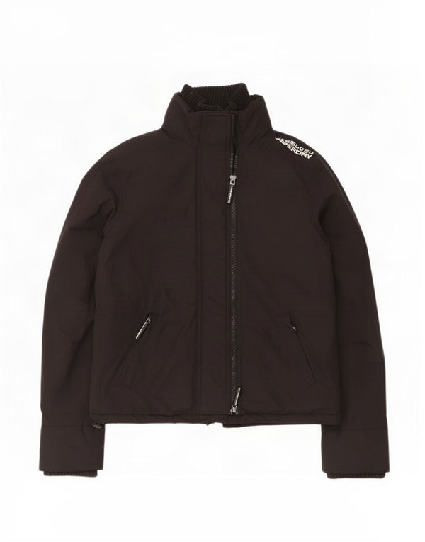 Chaqueta impermeable Superdry para mujer ES 40 XL Nylon negro