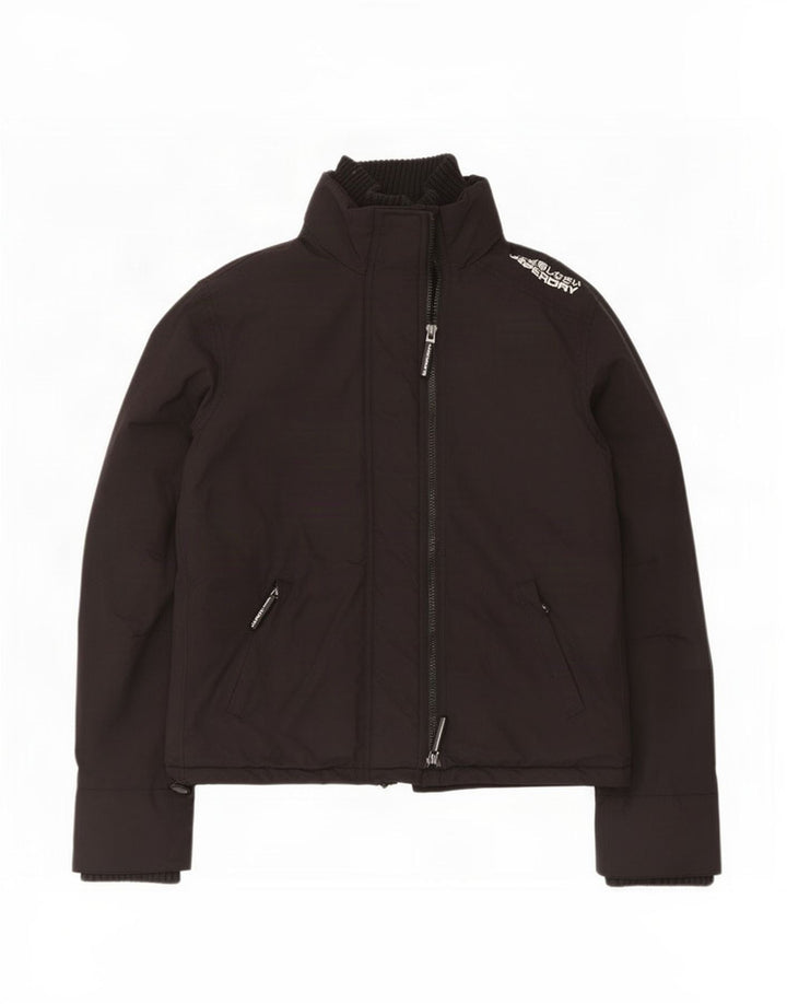 Chaqueta impermeable Superdry para mujer ES 40 XL Nylon negro