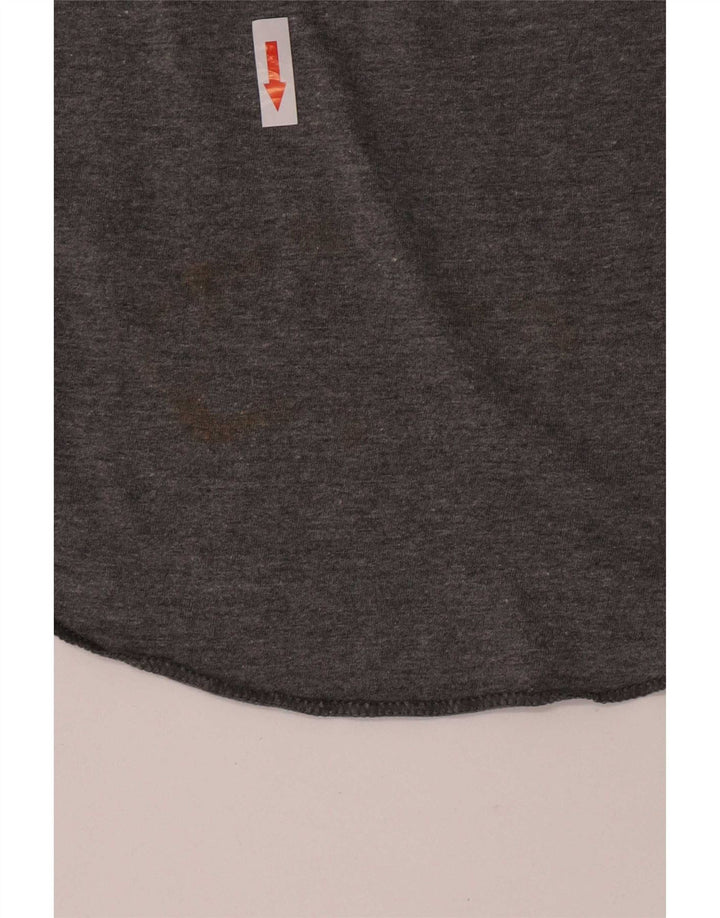 Hurley Camiseta gráfica de ajuste premium de manga larga para niños 15-16 años Gris medio