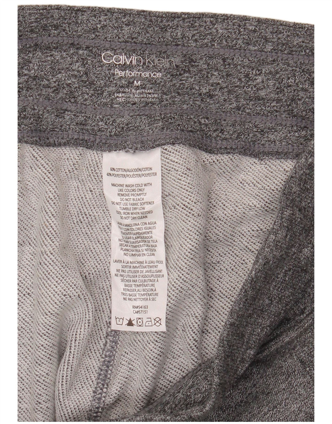 CALVIN KLEIN Pantalones de chándal para mujer Joggers UK 44 Algodón gris medio