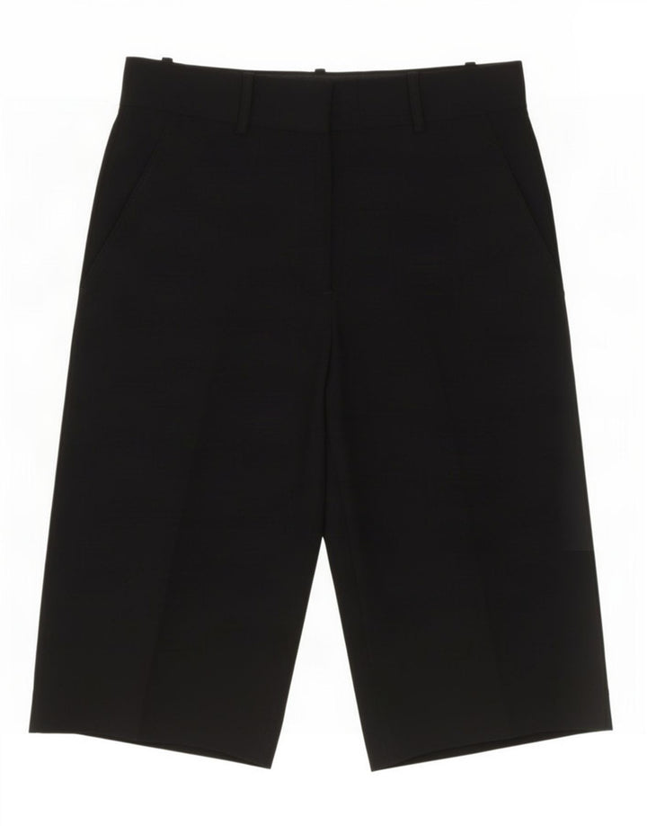 Zara Mujer Bermudas Chinos Cortos Medianos W32 Negro