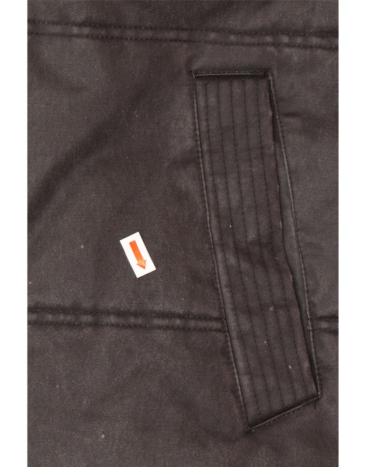 FAT FACE Chaleco acolchado para hombre UK 36 Small Gris Algodón