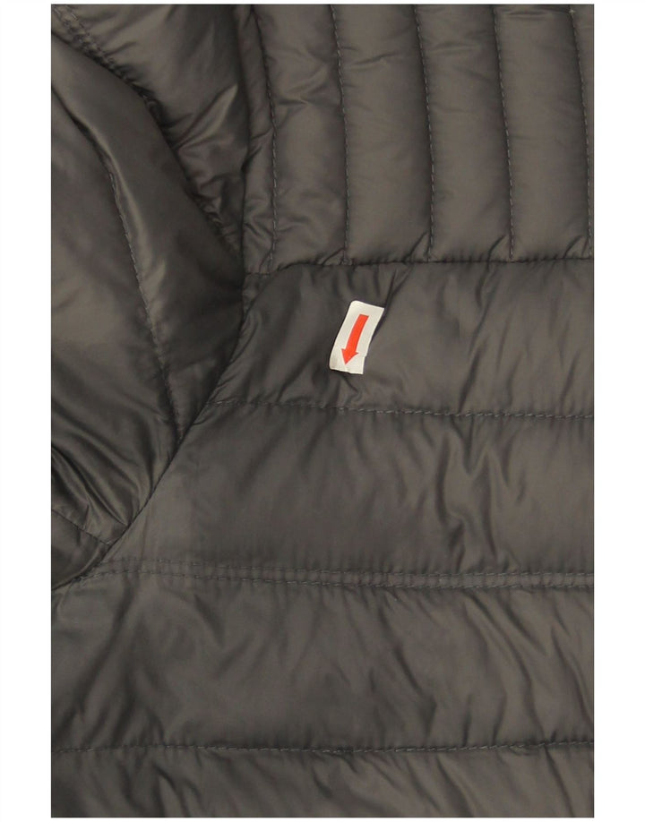 Tommy Hilfiger Chaqueta acolchada para hombre UK 38 Nylon gris medio