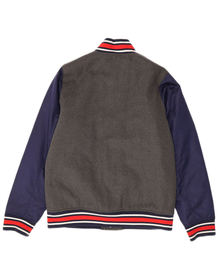 NHL Boys New York Rangers Varsity Jacket 10-11 Years Medium  Grey