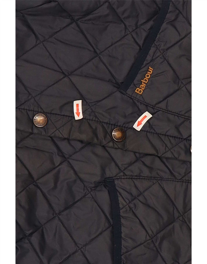 Barbour Chaqueta Acolchada Para Niños 4-5 Años Azul Marino Clásico