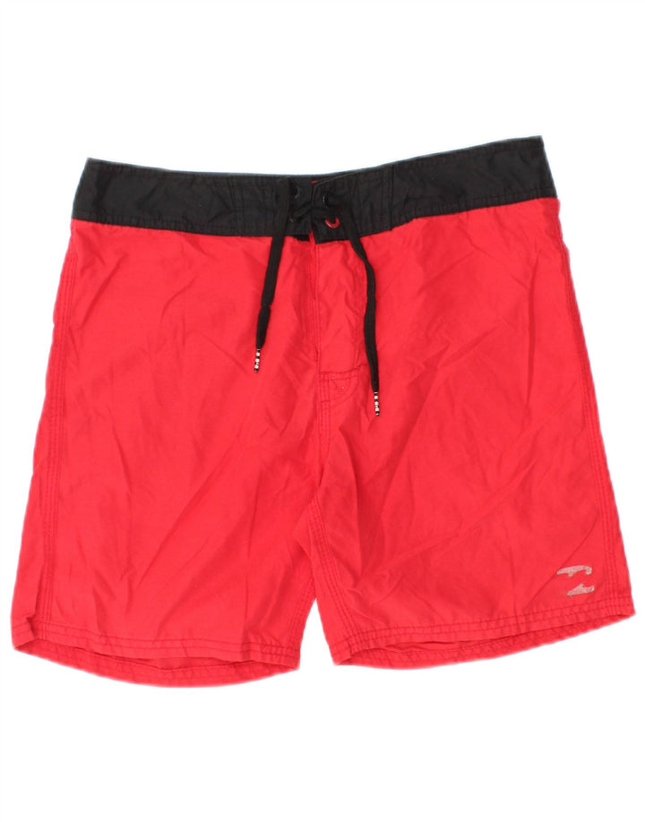 BILLABONG Shorts De Bañador Para Hombre Medium Red Colourblock Poliéster Beach