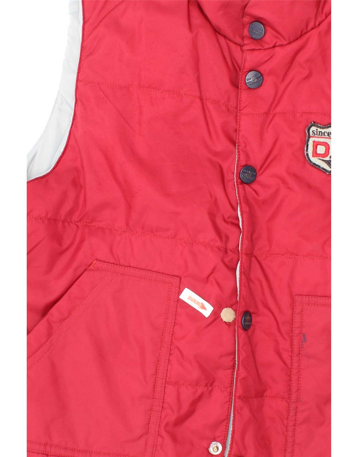 Diadora Chaleco acolchado niño 7-8 años Medio rojo Poliéster
