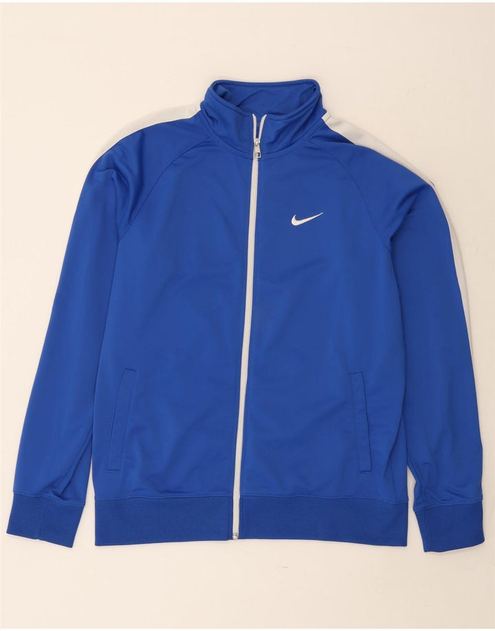 Nike - Chaqueta de chándal para hombre, talla grande, color azul, poliéster