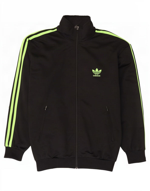 Adidas Hombre Chándal Top Chaqueta Mediano Negro