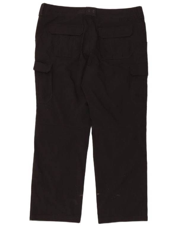 Under Armour Mens Straight Cargo Trousers W40 L32 Black Polyester