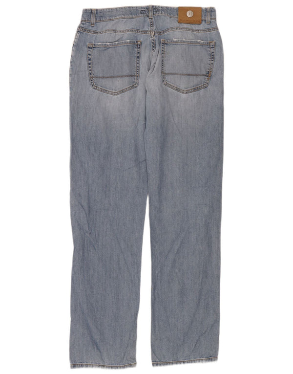 Vaqueros Trussardi Mujer Rectos W32 L34 Azul Algodón