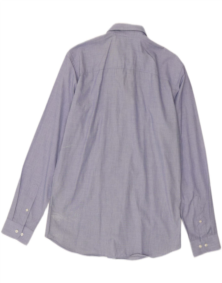 Camisa Jack & Jones Hombre Talla 40 Algodón Azul Medio